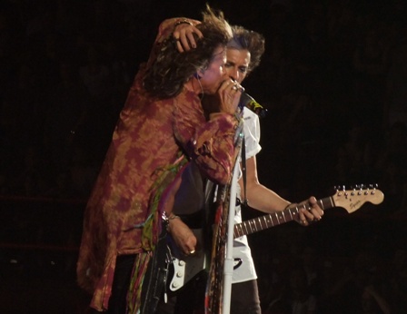 Steven Tyler and Jo Perry - Aerosmith live in Paris