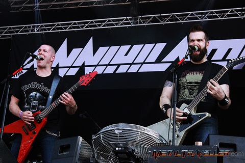 Jeff Waters and Dave Padden live at Hellfest
