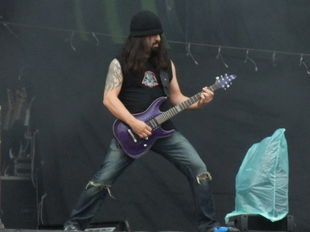 Rob Caggiano with Anthrax at Sonisphere Bucharest