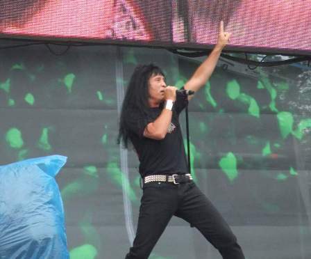 Joey Belladonna in Bucharest - Sonisphere 2010