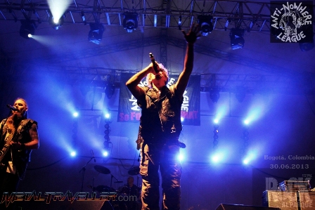 Anti-Nowhere League live in Bogotá