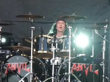 Robb "Geza" Reiner - Anvil live at Hellfest in Clisson