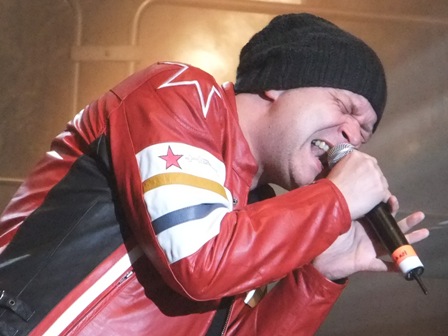 Michael Kiske on stage with Avantasia live in Fulda