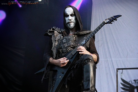 Nergal from Behemoth live at Hellfest Open Air