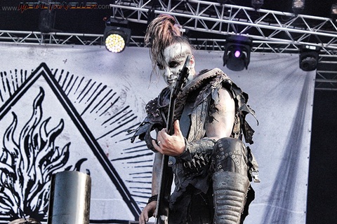 Hellfest: Orion from Behemoth, live in Clisson