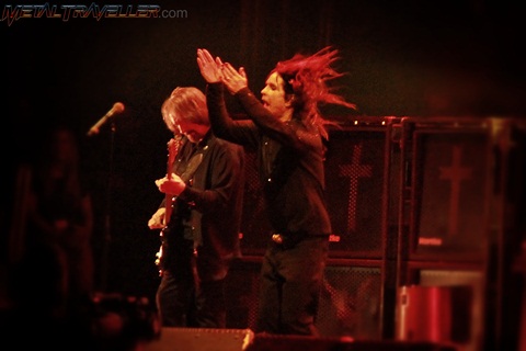 Ozzy Osbourne from Black Sabbath live in Clisson