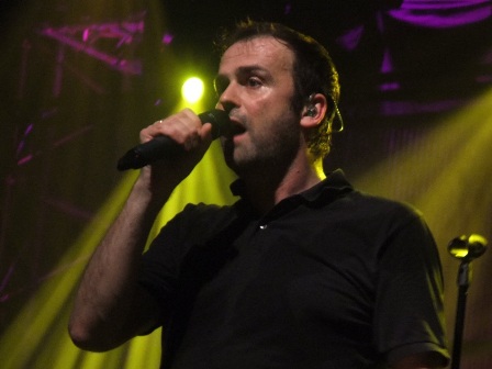 Hansi Kürsch live at Elysée Montmartre in Paris, France