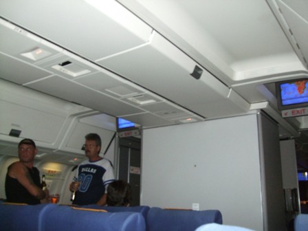 I love Germany! This plane looked like a bar! Another Warsteiner Beer please...