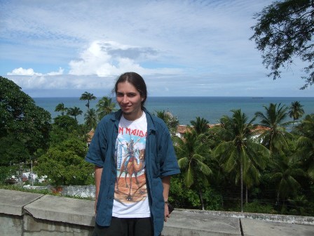Metal Traveller in Olinda, Brazil
