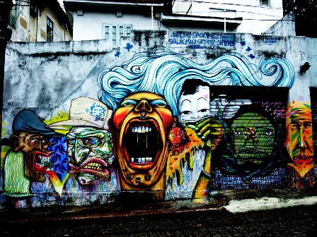 Graffiti in Santa Teresa, Rio de Janeiro