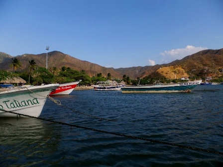 The bay of Taganga, Colombia