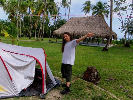 Waking up after a good night at Tayrona National Park, Colombia