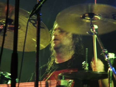 Will Carrolle from Death Angel on drums at the Thrashfest live in Paris