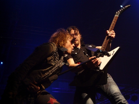 Tobias Sammet and Jens Ludwig with Edguy