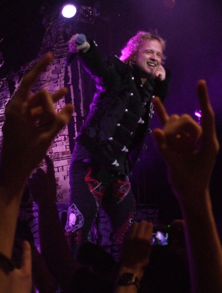 Tobias Sammet from Edguy - Live in Paris, France - January 12 2009