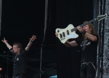 Tobias Exxel and Tobias Sammet - Edguy live in Monza 2009