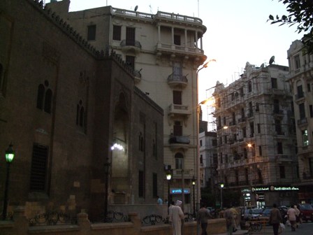 Buildings in downtown Cairo