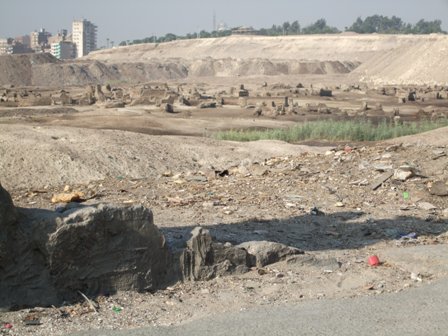 Roman ruins in Cairo... whats left of...