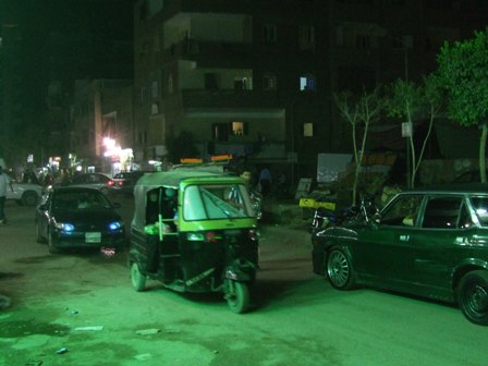 A street in Gizah by night