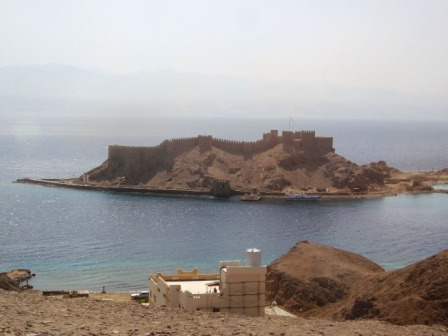 Salah El Din Castle on Pharaoh's Island, near Taba, Egypt