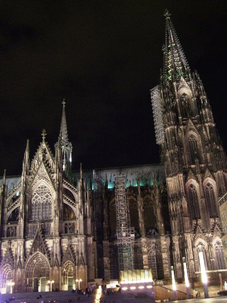 Cologne Cathedral by night