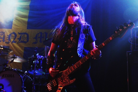 Fox from Grand Magus at the Divan du Monde in Paris France