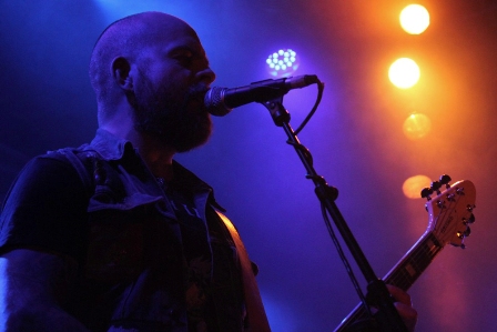 Janne Christoffersson  singing with Grand Magus