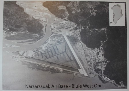 Narsarssual Air Base - Bluwie West One ... seen from above