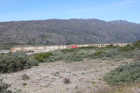 Abandoned buildings in Narsarsuaq, Greenland