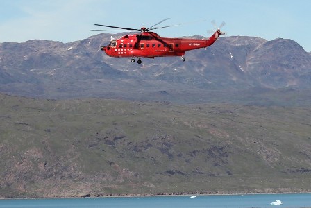 A hospital bed from Airport displayed at the museum in Narsarsuaq