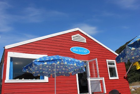 The Blue Ice Cafe in Narsarsuaq, Greenland