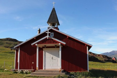 The church of Qassiarsuk in Greenland