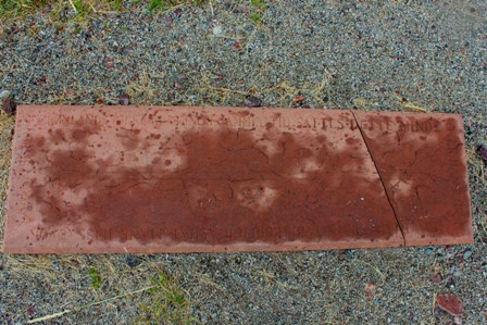 The grave of Jón Smyrill, Bishop of Garðar, Igaliku, Greenland