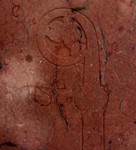 Detail of a grave excavated in Garðar
