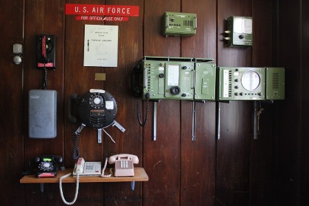 Old Telephones from the U.S. Air Force at the museum in Narsarsuaq, Greenland