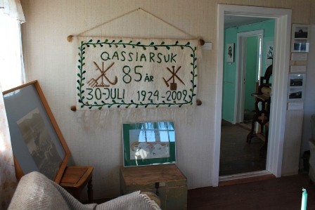 Inside the museum of Otto Frederiksen House, Qassiarsuk, Greenland