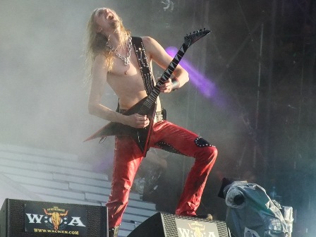 Oscar Dronjak from Hammerfall in Wacken - July 31 2009