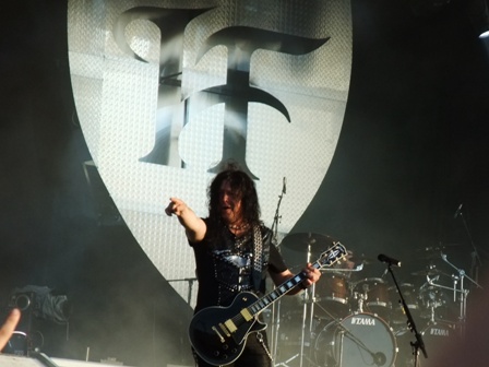 Pontus Norgren from Hammerfall live at Wacken Open Air