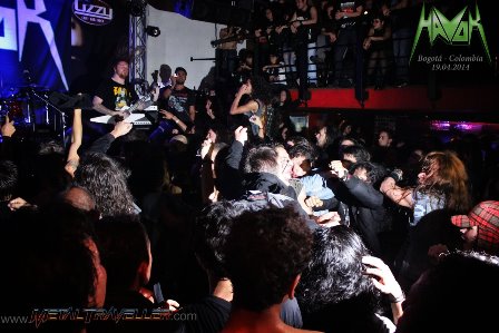 Havok live in Bogotá