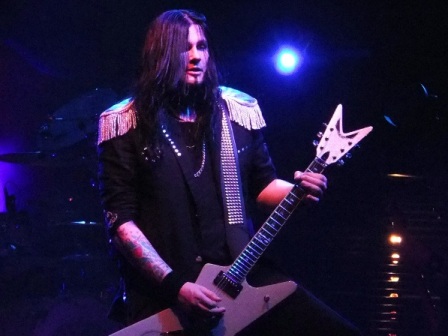 Sascha Gerstner on guitars with Helloween