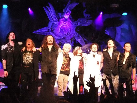 Helloween and the Dr Steins say thanks to Paris!
