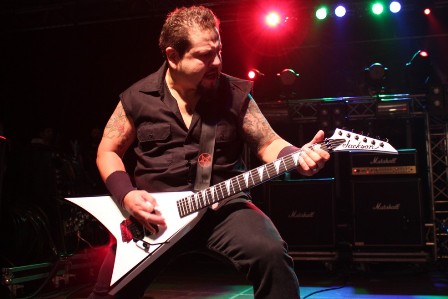 Larry Barragan live at the Alcatraz Metal Festival with Helstar