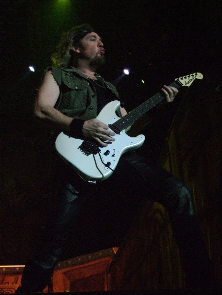 Adrian Smith from Iron Maiden - Belgrade Arena, Serbia - February 10 2009