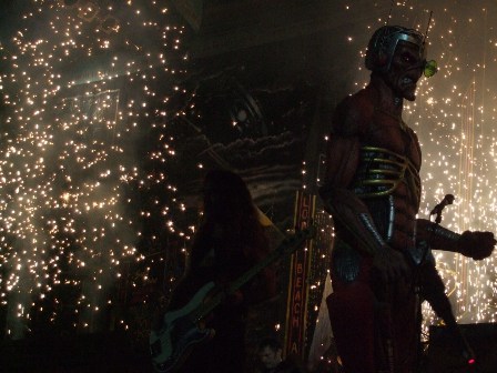 Eddie and Steve Harris - Iron Maiden in Belgrade Arena, Serbia - February 10 2009