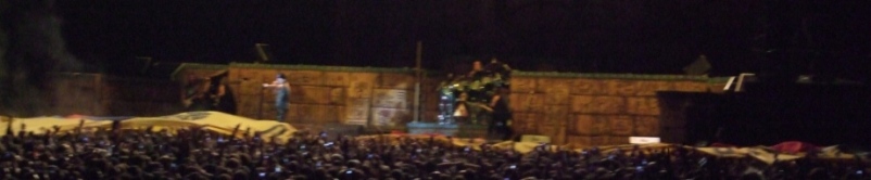 Yes, the flag was larger than Iron Maiden's own stage!