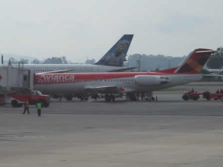 Ed Force One and an Avianca MD83