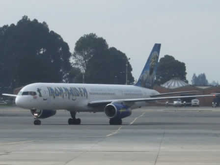 Ed Force going to Gate C4, International Terminal, El Dorado Airport, Bogotá, Colombia