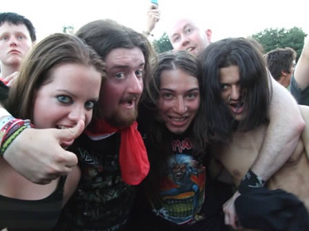 Marilene, Andrew, Andrés, Ross and a friend 