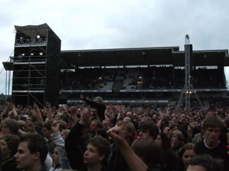An amazing crowd at the Maiden show