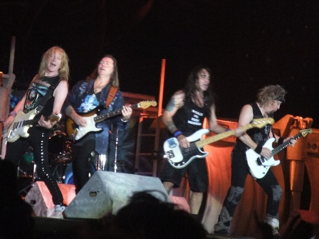What Else! Janick Gers, Dave Murray, Steve Harris and Adrian Smith from Iron Maiden live in Budapest